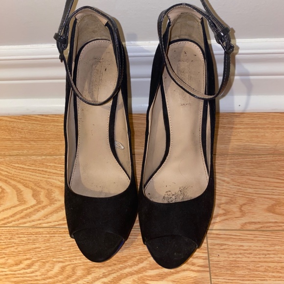 Zara Block Peep Toe Heels - Picture 2 of 5